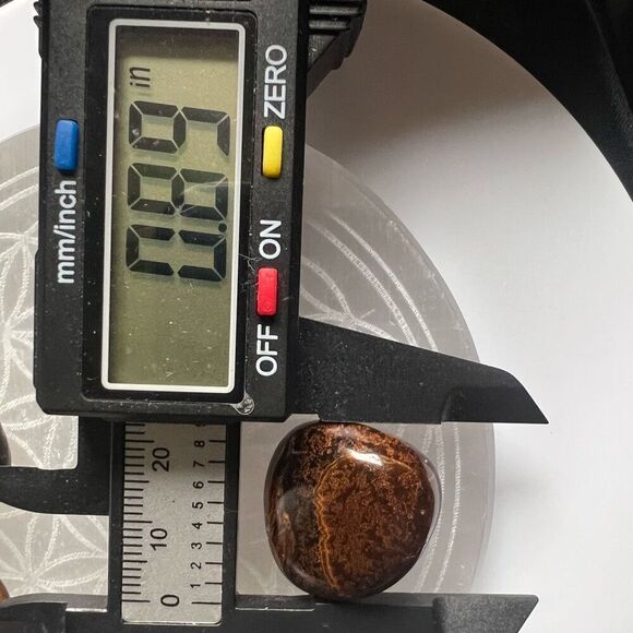 Tiger Eye Crystals Tumbled‎ Stones Set of Three (#3) - Picture 12 of 14